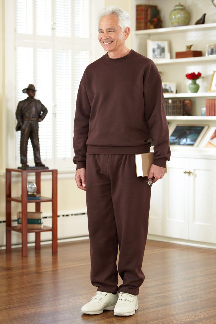 old man sweat suit