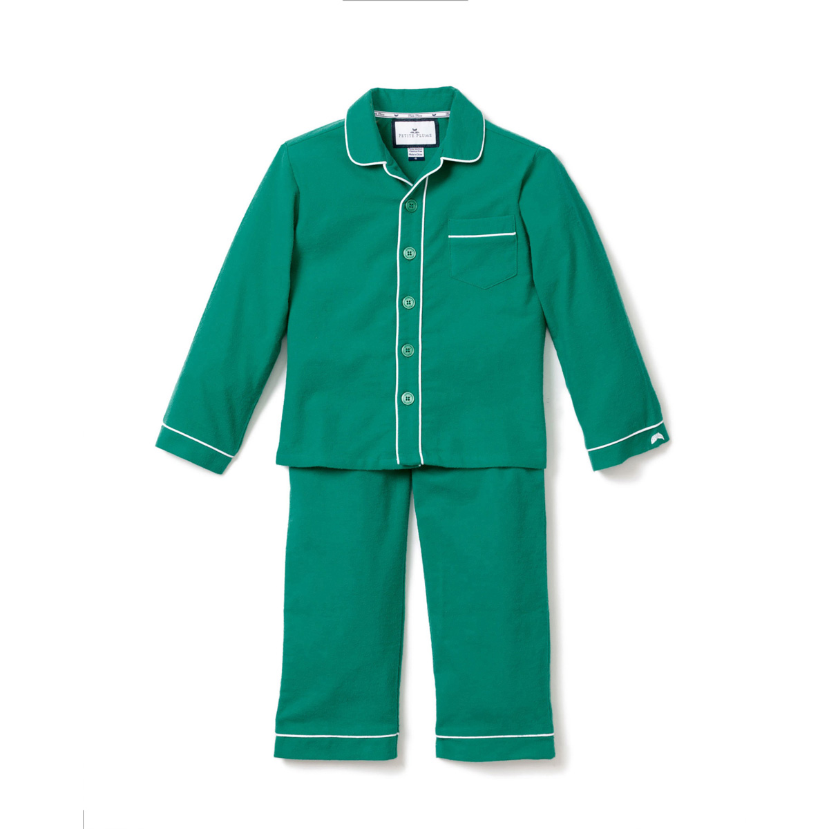 Green flannel pajama discount set