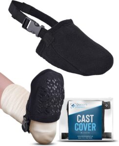 toe cover for a cast with a broken leg. good idea of what to get someone with a broken leg