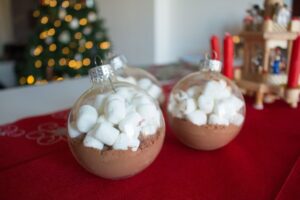 hot chocolate mix in a clear bulb. what to get a friend with cancer
