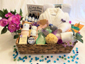 gift basket. what to get a friend with cancer