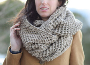 large knit scarf. what to get a friend with cancer