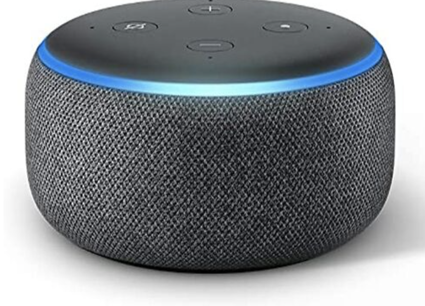 An Alexa smart speaker. a great gift for parent with dementia