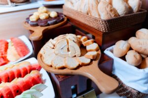 continental breakfast buffet. one of our favorite meal train food ideas